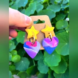 Charmy Galaxy Handmade Earrings